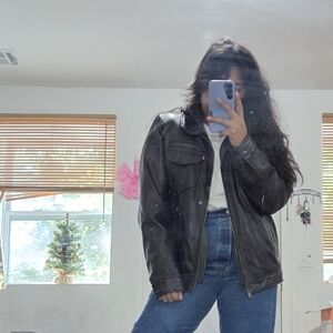 Levi's Brown Leather Jacket